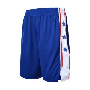 Home blank philadelphia 76ers blue basketball shorts wholesale