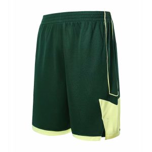 blank milwaukee bucks green basketball shorts with pockets